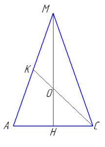 В правильной четырёхугольной пирамиде MABCD  с вершиной M стороны основания равны 6, а боковые рёбра равны 12. Найдите площадь сечения пирамиды плоскостью, проходящей через точку C и середину ребра  MA параллельно прямой BD.