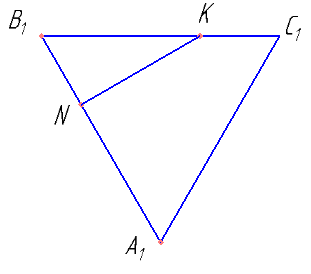 В правильной треугольной призме ABCA1B1C1 сторона основания AB  равна 6, а боковое ребро AA1 равно ​\( 2\sqrt{2} \). На рёбрах AB, A1B1 и B1C1 отмечены точки M, N и K соответственно, причём AM=B1N=C1K=2. а) Пусть L — точка пересечения плоскости MNK с ребром AC. Докажите, что MNKL — квадрат. б) Найдите площадь сечения призмы плоскостью MNK.